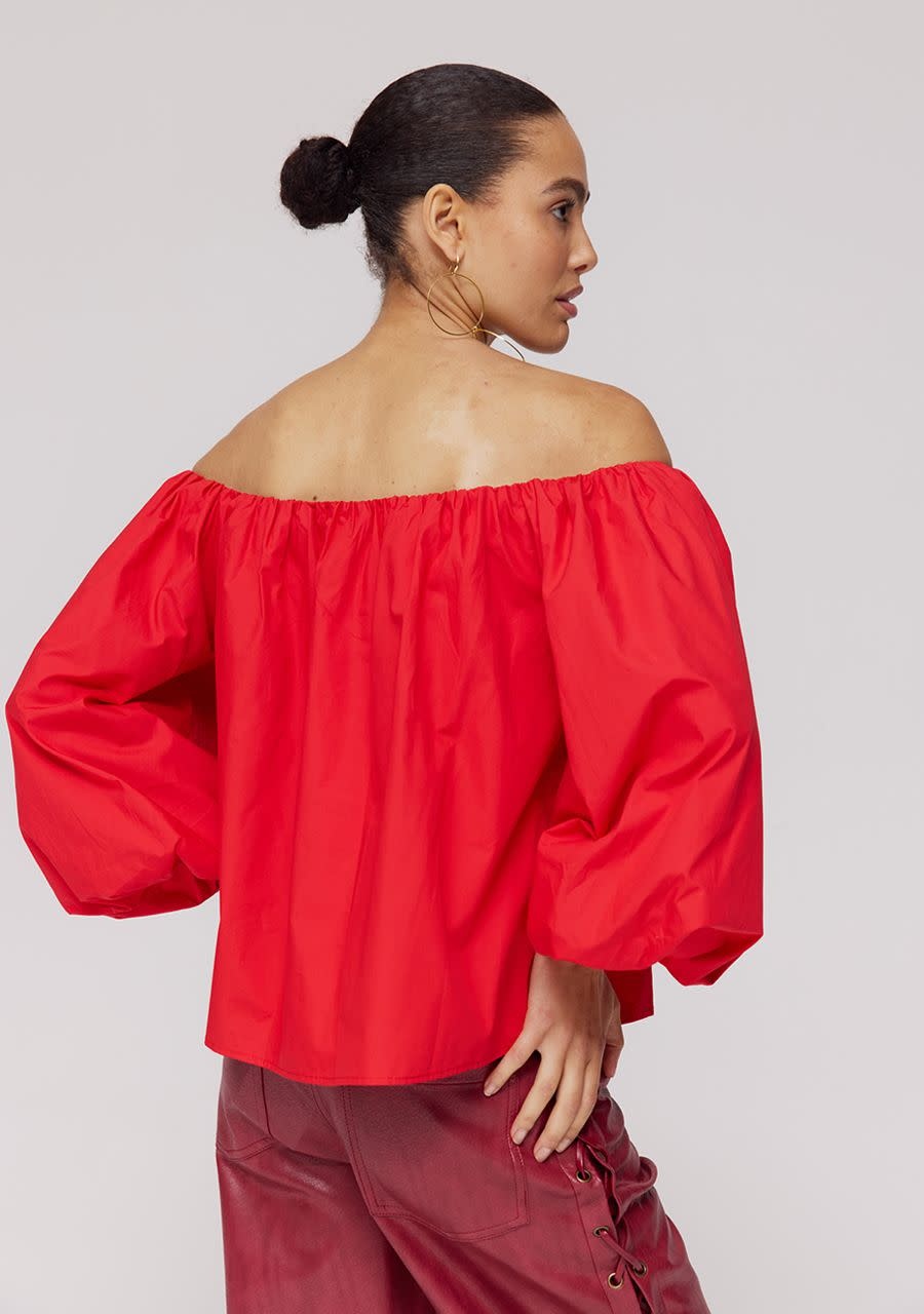 HARPER & YVE Lauren Blouse Red
