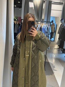 MM Penny Long Jacket Khaki TU