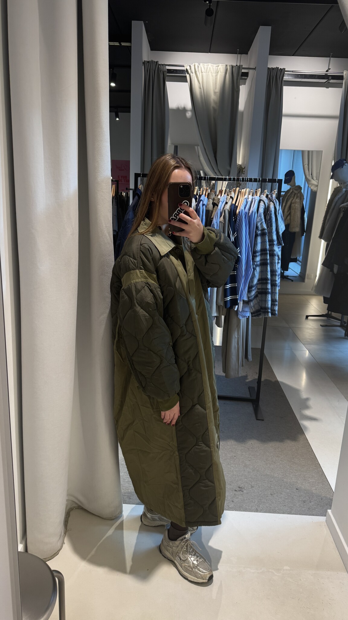 MM Penny Long Jacket Khaki TU