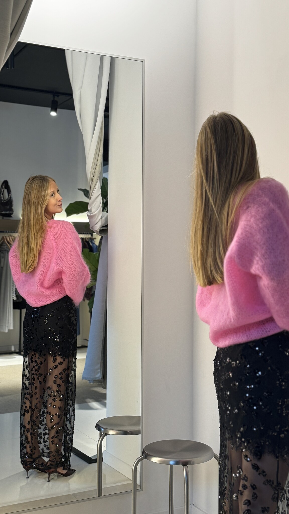 MM Anna Mohair Sweater Pink