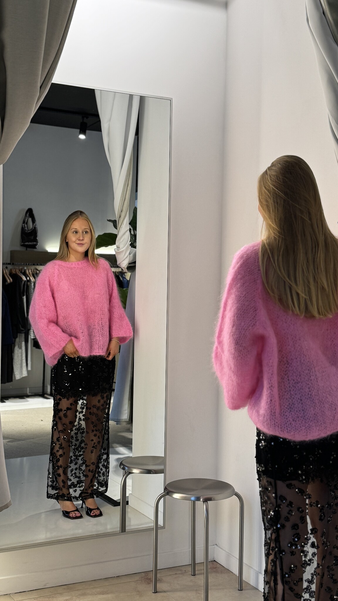 MM Anna Mohair Sweater Pink