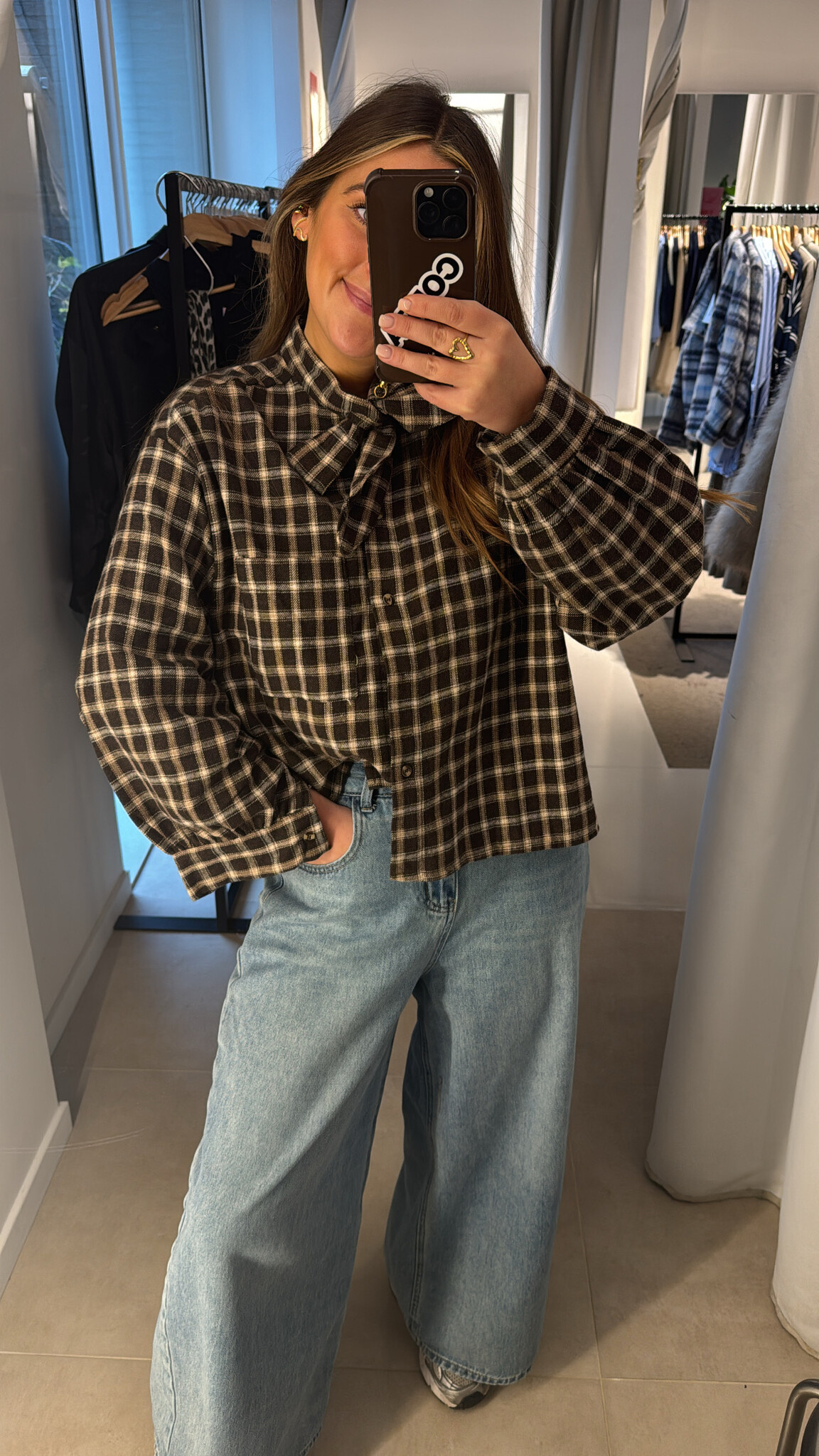 MM Chemise Checkered Brown