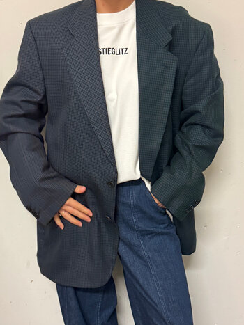 REBELLE Copy of Twin Blazer Blue Left S/M