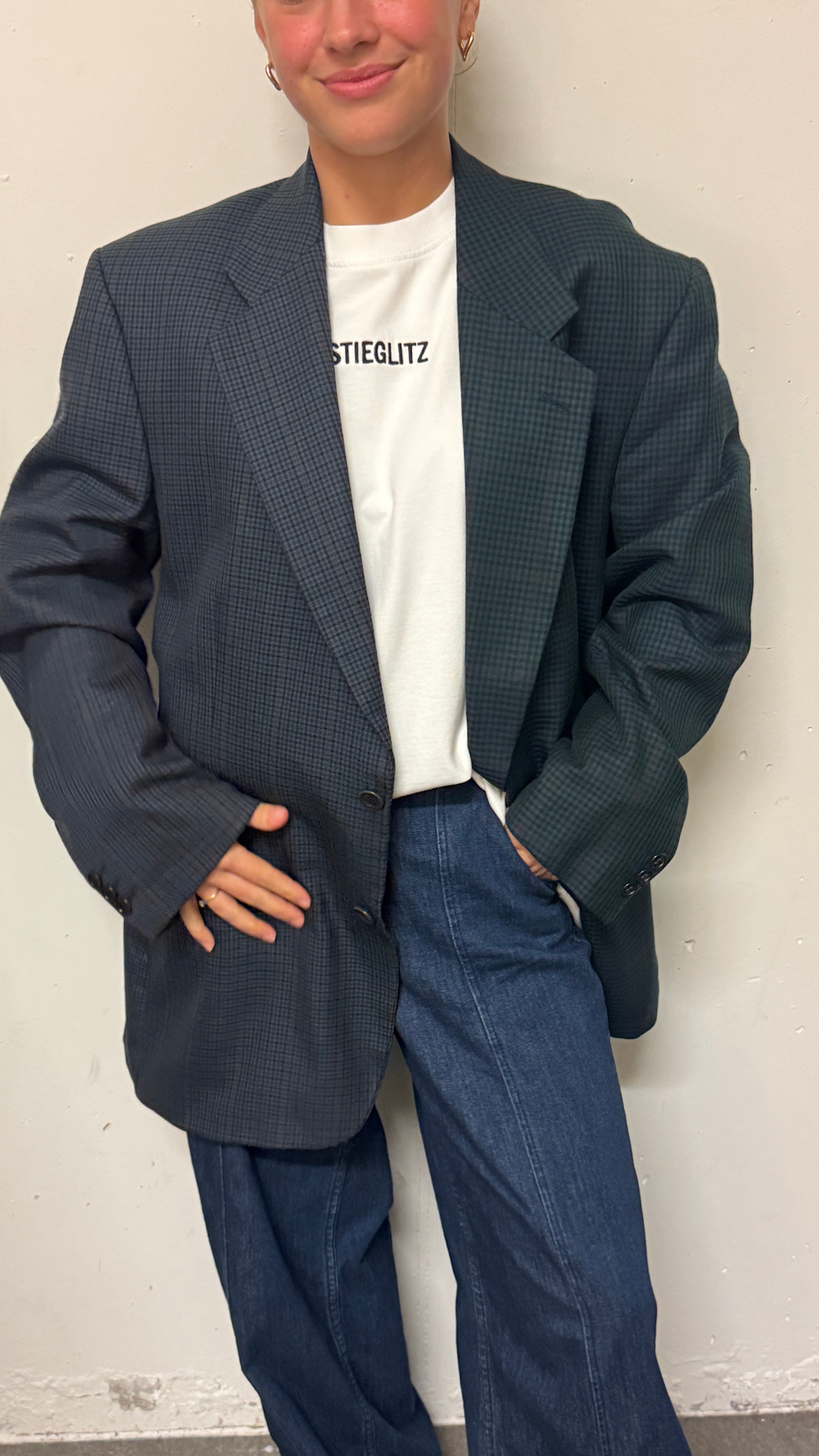 REBELLE Copy of Twin Blazer Blue Left S/M