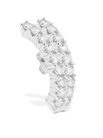 BILLION AVENUE iris Double Hug Earstud Silver