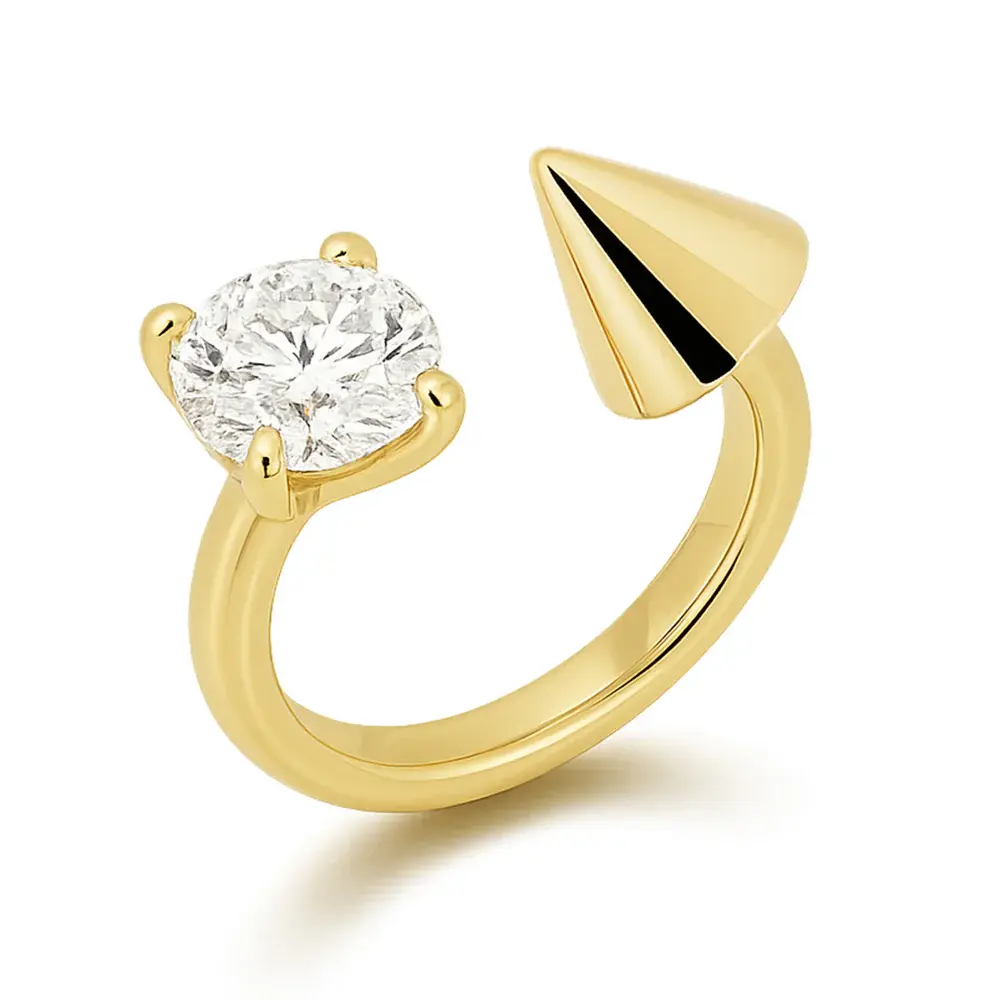 BILLION AVENUE Copy of Gaya Solitaire Ring Gold