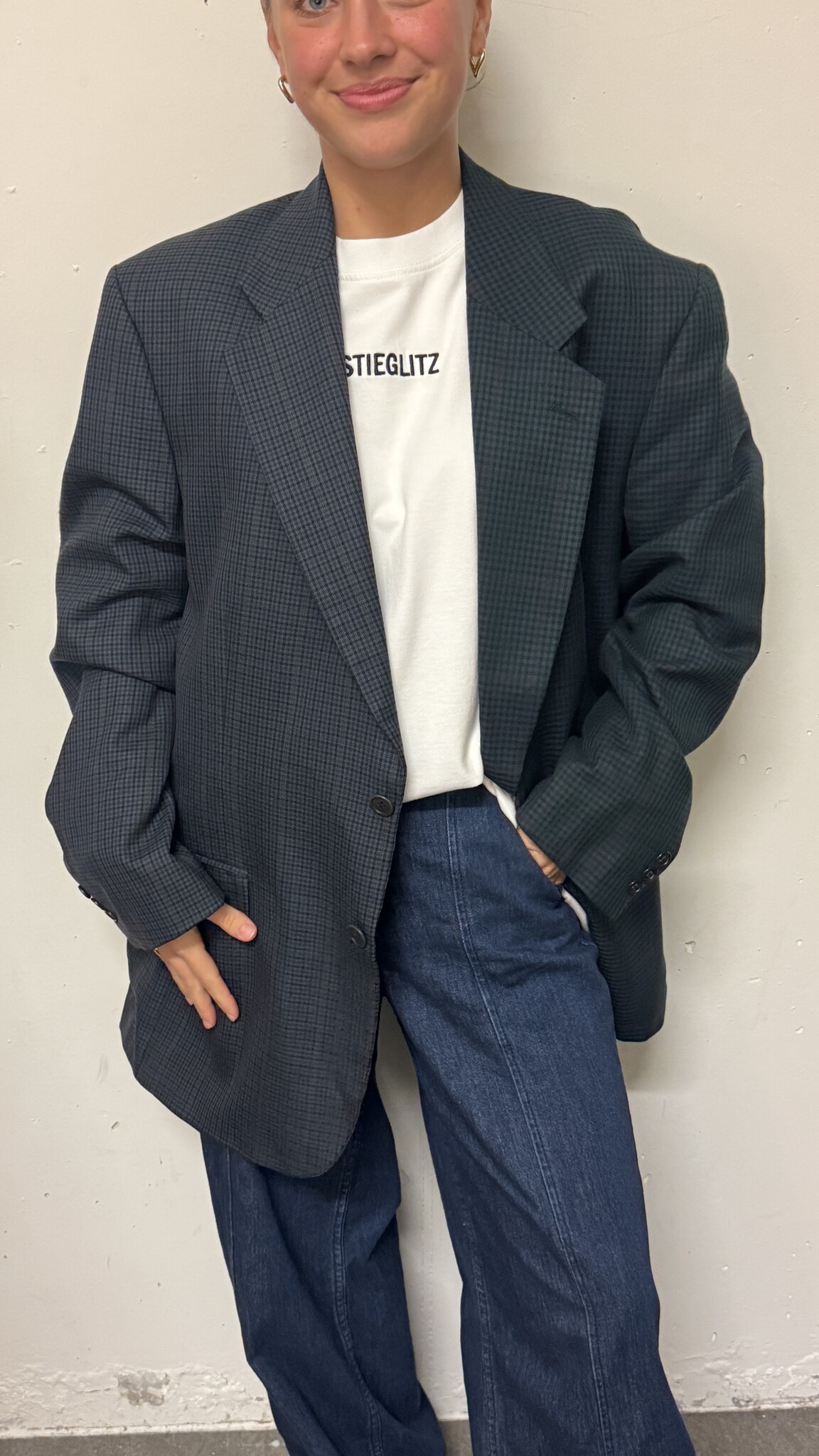 REBELLE Copy of Twin Blazer Blue Left S/M