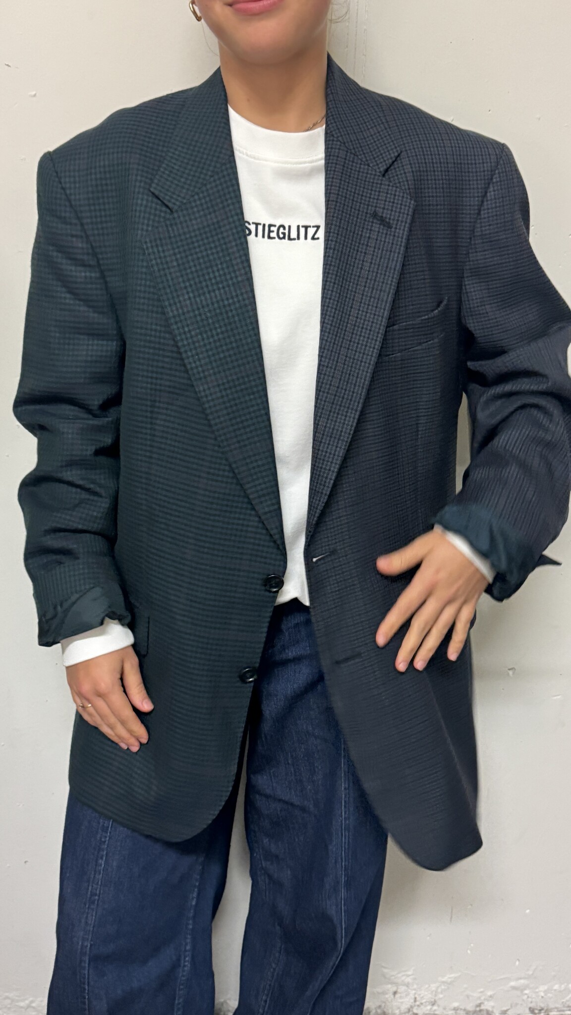 REBELLE Copy of Twin Blazer Blue Left S/M