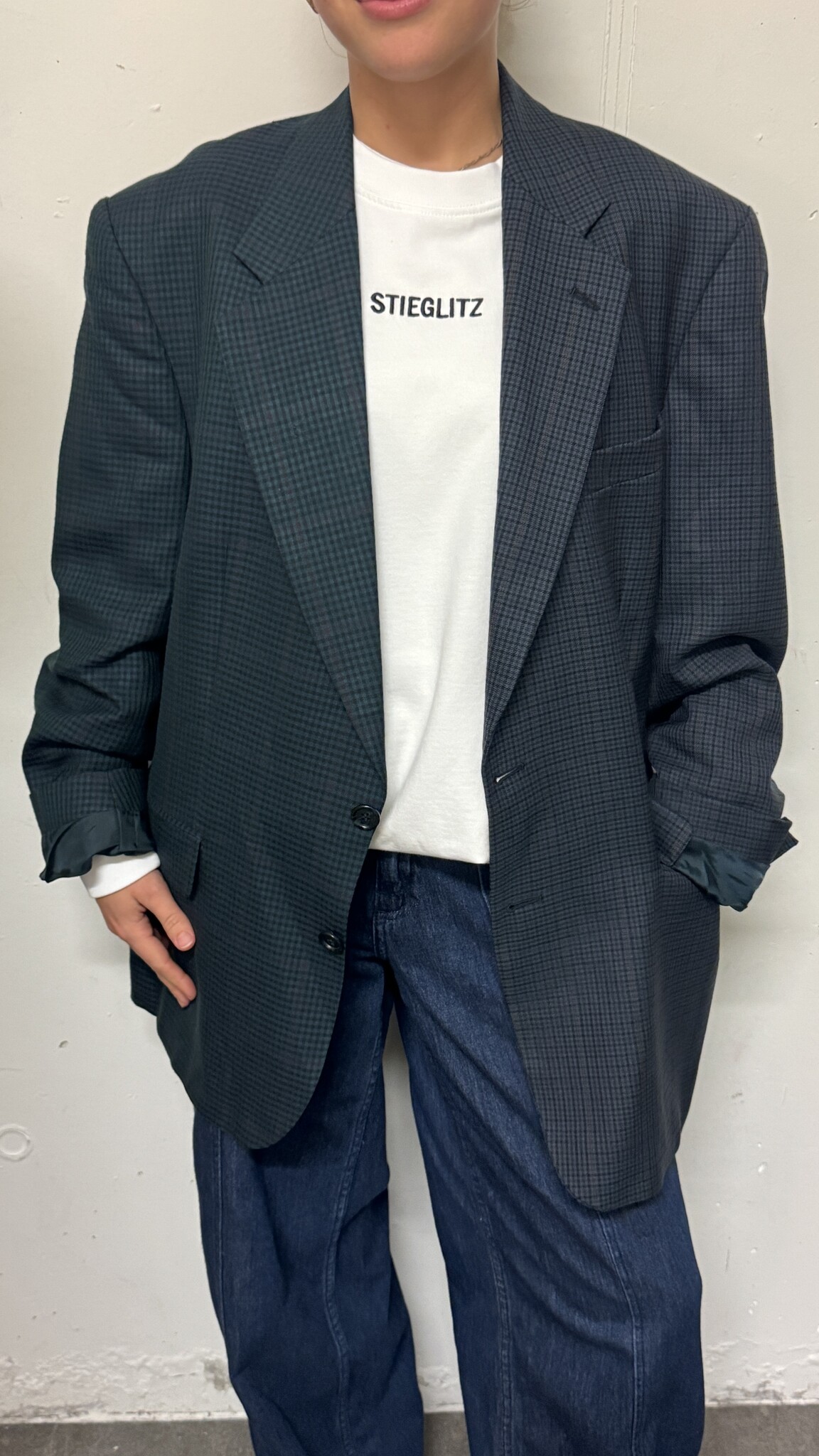 REBELLE Copy of Twin Blazer Blue Left S/M