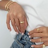 Ginette Oval Pinky Ring Gold Ginette Oval Pinky Ring Gold