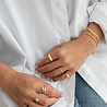 Ginette Oval Pinky Ring Gold Ginette Oval Pinky Ring Gold