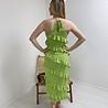 Katy Ruffle Midaxi Dress- Apple Green Katy Ruffle Midaxi Dress- Apple Green