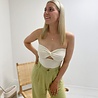 Annabelle Twist Bardot Knit Top Cream Annabelle Twist Bardot Knit Top Cream