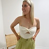 Annabelle Twist Bardot Knit Top Cream Annabelle Twist Bardot Knit Top Cream