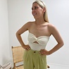Annabelle Twist Bardot Knit Top Cream Annabelle Twist Bardot Knit Top Cream