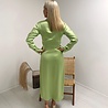 Ronnie Satin Wrap Dress Apple Green Ronnie Satin Wrap Dress Apple Green