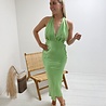 Luann Halterneck Midaxi Dress Nocellara Green Luann Halterneck Midaxi Dress Nocellara Green