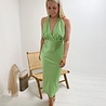 Luann Halterneck Midaxi Dress Nocellara Green Luann Halterneck Midaxi Dress Nocellara Green