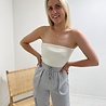 Lara Bandeau Top Offwhite Lara Bandeau Top Offwhite