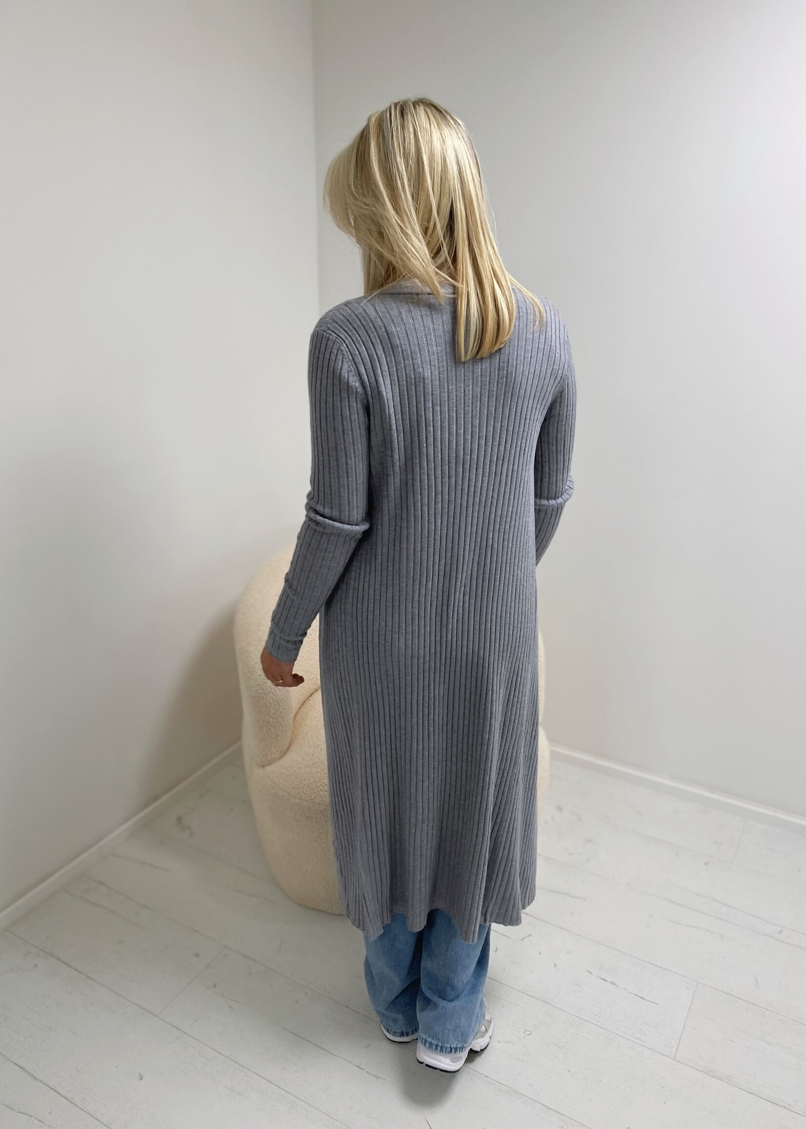 Lien Grey Cardigan