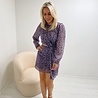 Jill Short Cut Out Dress Purple Jill Short Cut Out Dress Purple