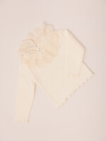 Rachelle Frill Tee Ivory