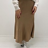Renée Midi Satin Skirt Camel Renée Midi Satin Skirt Camel