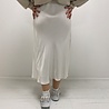 Renée Midi Satin Skirt Ecru Renée Midi Satin Skirt Ecru
