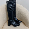Louize Black Knee Boots Louize Black Knee Boots