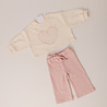 Rosie Heart Crop Sweater Crème Rosie Heart Crop Sweater Crème