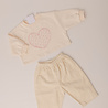 Rosie Heart Crop Sweater Crème Rosie Heart Crop Sweater Crème
