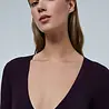 Diamond Textured Weave Dress Purple Diamond Textured Weave Dress Purple