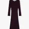 Diamond Textured Weave Dress Purple Diamond Textured Weave Dress Purple