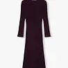 Diamond Textured Weave Dress Purple Diamond Textured Weave Dress Purple