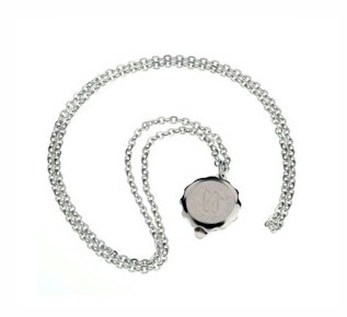 SOS Talisman Halsketting Anti Allergeen Titanium, foto 3 van 4