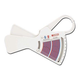 Gima Huidplooimeter – Vetplooimeter met Analysekaart – Kunststof