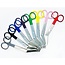 Satillo Verbandschaar gekleurd handvat – 14 cm, A+ kwaliteit, diverse kleuren, optioneel met gravering