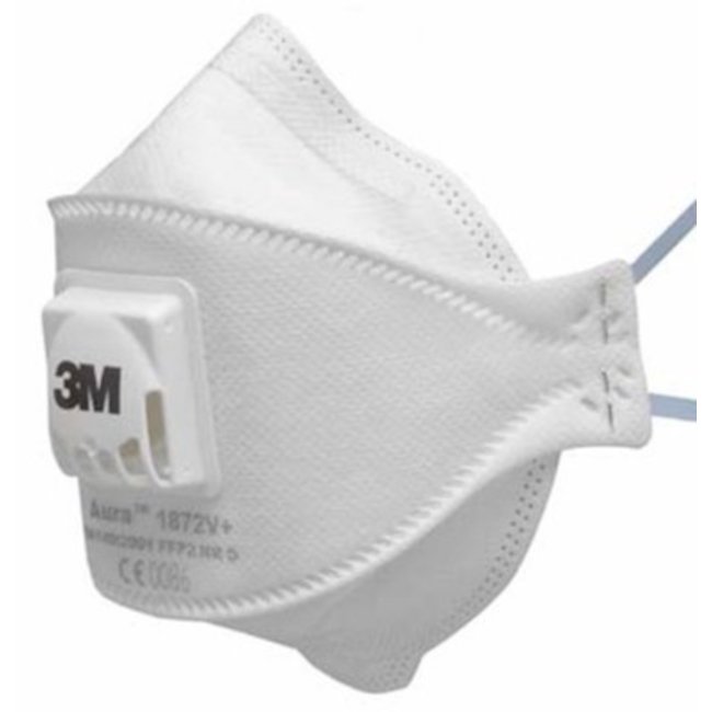 3M FFP2 Mondmasker | Met uitademventiel | Type 1872+ | 3M | Per stuk