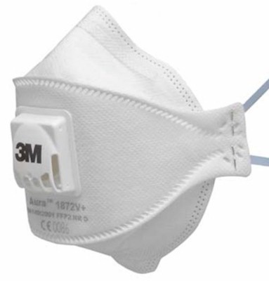 3M FFP2 Mondmasker | Met uitademventiel | Type 1872+ | 3M | Per stuk