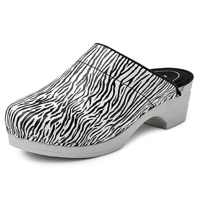 Bighorn Clogs - medische klompen - Zebra print - type 5030