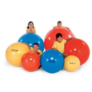 Zitbal en fitnessball - gymball gekleurd