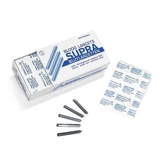 Supra Blarenprikkers / bloedlancetten steriel - 200 stuks