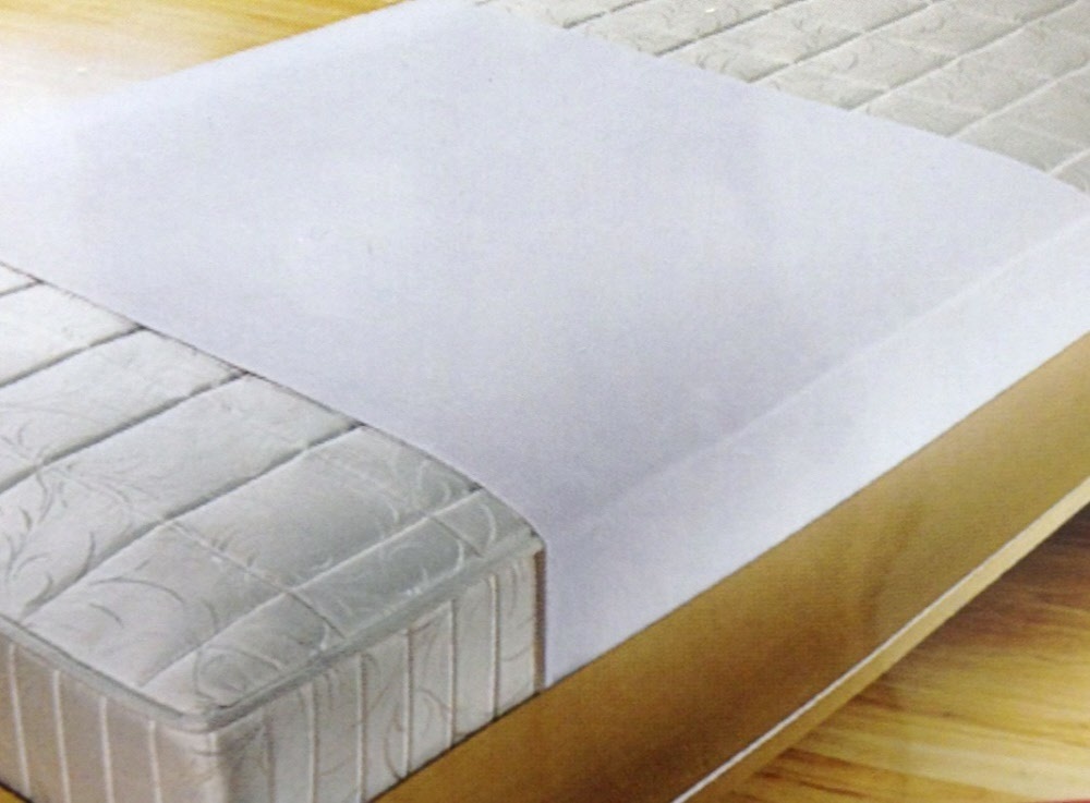 Bedzeil met frottee / badstof bovenlaag - 75cm x 100cm