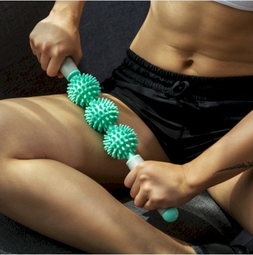 Massageroller met 3 egelballen, foto 5 van 6