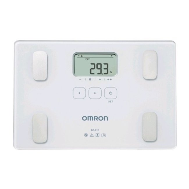 Omron OMRON BF212 Klinisch Gevalideerde Digitale Lichaamsanalyse Weegschaal met BMI- en Vetpercentage Bepaling tot 150 kg