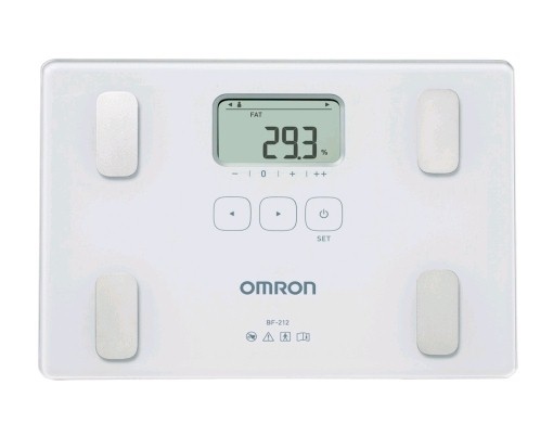 Omron OMRON BF212 Klinisch Gevalideerde Digitale Lichaamsanalyse Weegschaal met BMI- en Vetpercentage Bepaling tot 150 kg