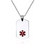MediSieraad Dog Tag classic halsketting - Incl. Gravering