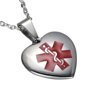 MediSieraad halsketting Hart - Incl. Gravering