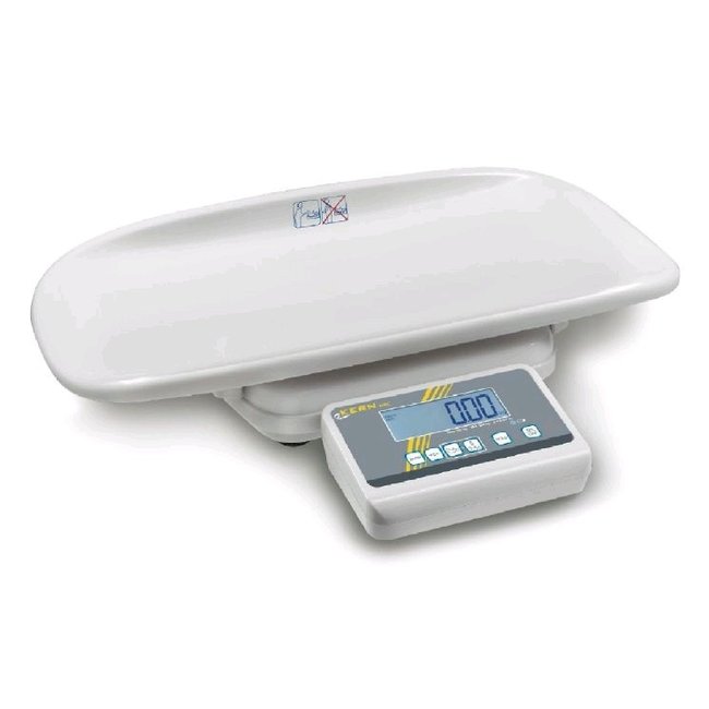 KERN KERN Babyweegschaal MBC 15K2DM – Ergonomisch Ontwerp Schokvrij Wegen, Automatische Data Hold en Nauwkeurige Gewichtstoename Controle tot 15 kg