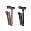 Opvouwbare wandelstok contour handgreep